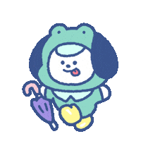 Summer Rain Sticker by BT21