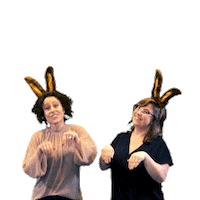 Easter Bunnies Bunny Sticker by Leadrs