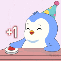 Happy Birthday Penguin GIF by Pudgy Penguins