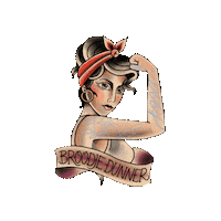 Logo Woman Sticker by Broodje Dunner