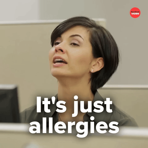 Just allergies
