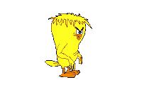 looney tunes bird Sticker by MANGOTEETH