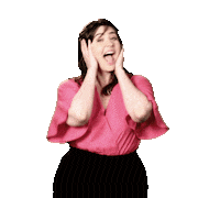 Grito Screaming Sticker by Shoptime