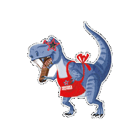 Fosters T-Rex Sticker by FostersHollywood