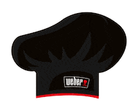 hat grilling Sticker by Weber