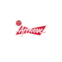 approveoficial fashion clothes approve brands Sticker