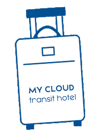 Airport Luggage Sticker by MY CLOUD Transit Hotel