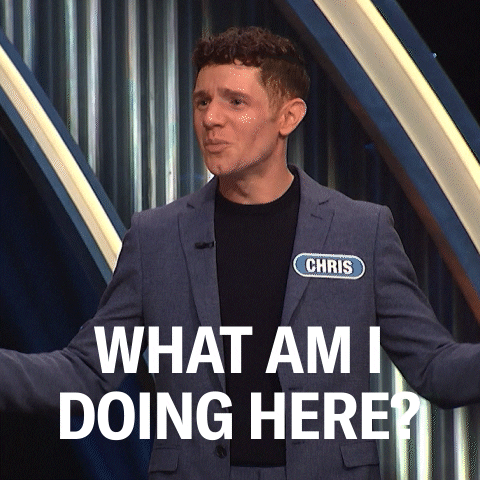 Confused What Am I Doing Here GIF by ABC Network