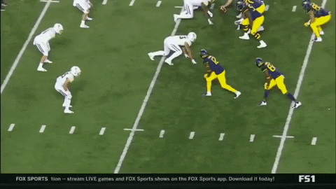 Culture_Coach giphygifmaker gary jennings wva vs baylor seam route GIF