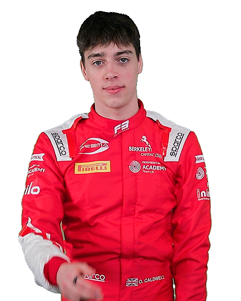 Olli Caldwell Sticker by Prema Team