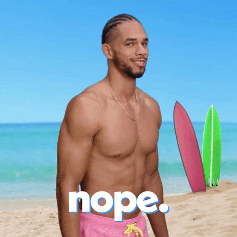 Deny No Way GIF by GIPHY Studios 2023