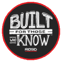 RIDGIDProTools tools tool plumbing plumber Sticker