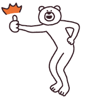 たかだべあ Ok Sticker by takadabear