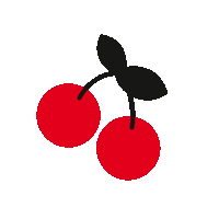 Cherry Fruits Sticker by Take Off Productions