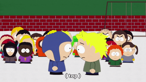 kenny mccormick fight GIF by South Park 