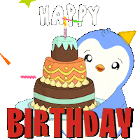 Happy Birthday Party Sticker by Pudgy Penguins