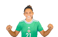 Happy Football Sticker by Northern Ireland