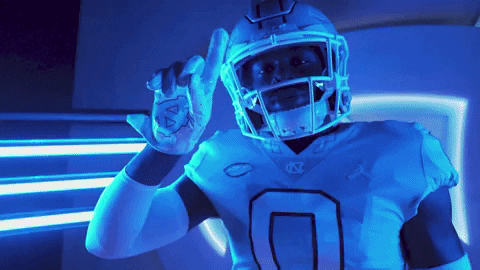 North Carolina Football GIF by UNC Tar Heels