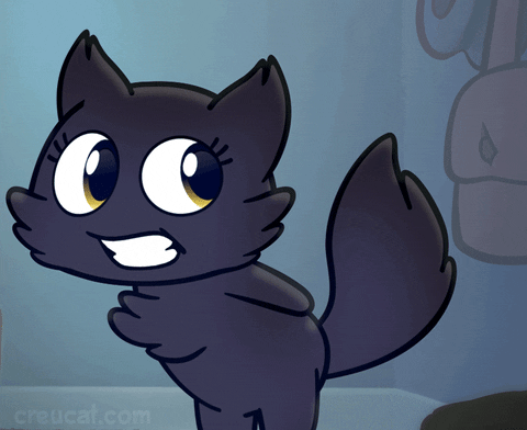 Awkward Way Out GIF by Créu Cat