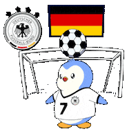 Germany Football Sticker by Pudgy Penguins
