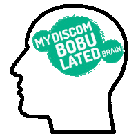 mydiscombobulatedbrain charity sicknotsad discombobbrain mydiscombobulatedbrain Sticker