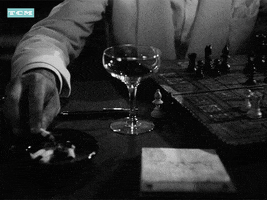 tcm vintage smoking classic film chess GIF