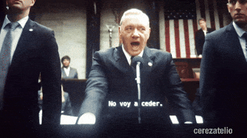 Frank Underwood Burn GIF