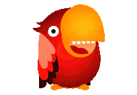 Flying Sticker by Croky
