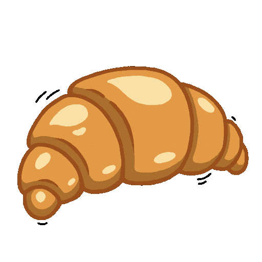 Croissant France Sticker