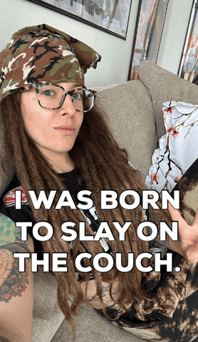 Slay Couch GIF