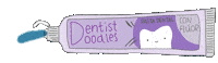 Crema Dental Tooth Paste Sticker