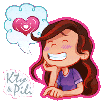 In Love Valentine Sticker by Kty&Pili