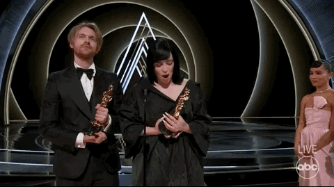 Billie Eilish Oscars GIF by The Academy Awards