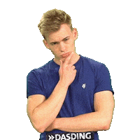 Thinking Think Sticker by DASDING