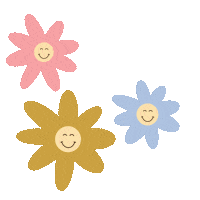 Happy Flower Sticker