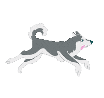 Happy Dog Sticker