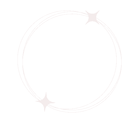 Stars Circle Sticker