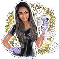 Girl Beauty Sticker by Ilustra Pri