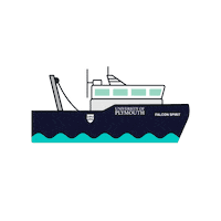 plymuni plymuni university of plymouth falcon spirit Sticker