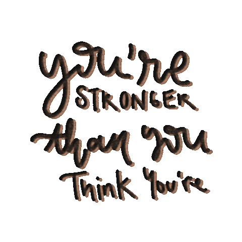 rahmainas giphyupload think stronger than Sticker
