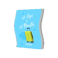 jenonajetplane jen ruiz jenonajetplane jen on a jet plane 12 trips in 12 months Sticker