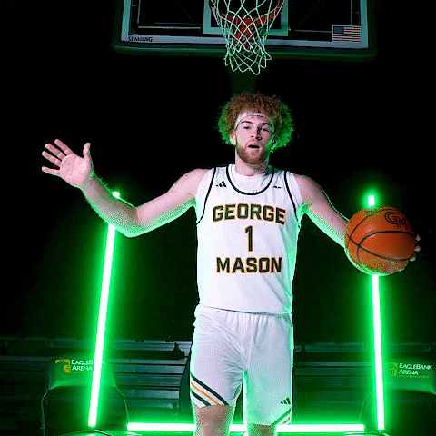 George Mason Patriots GIF by George Mason Basketball