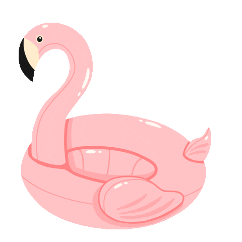 Pool Party Pink Sticker by Beco Acessórios