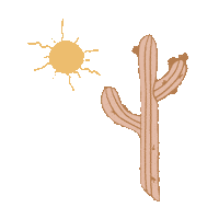 goumikids guitar desert cactus cowskull Sticker