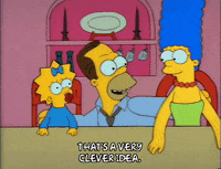Holding Season 3 GIF by The Simpsons