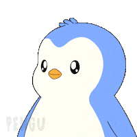 Penguin Inspect Sticker by Pudgy Penguins