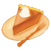 Hungry Pumpkin Pie Sticker
