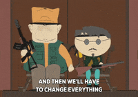 jimbo kern explaining GIF by South Park 