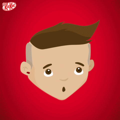 pensando kit kat GIF by KitKat® Colombia