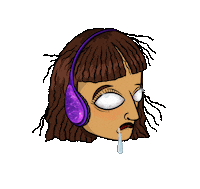 depressedcitizens music shocked nft sleep Sticker